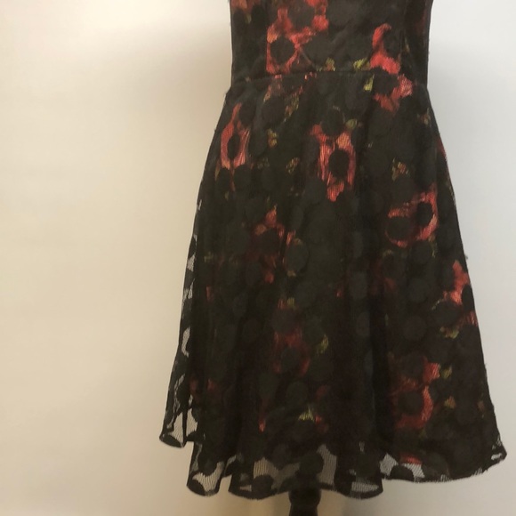 Floral Betsy Johnson A-Line Dress - Picture 3 of 9